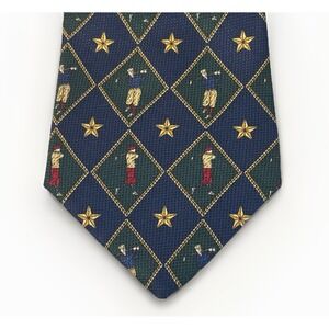 NEW Vintage‎ Tommy Hilfiger Golf Golfer Plaid Necktie Tie Imported Silk Blue USA